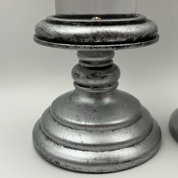 2 - Glitter Snow Globe Candles / 8" / Merry Christmas / LED / Battery Operated - Picture 7 of 12